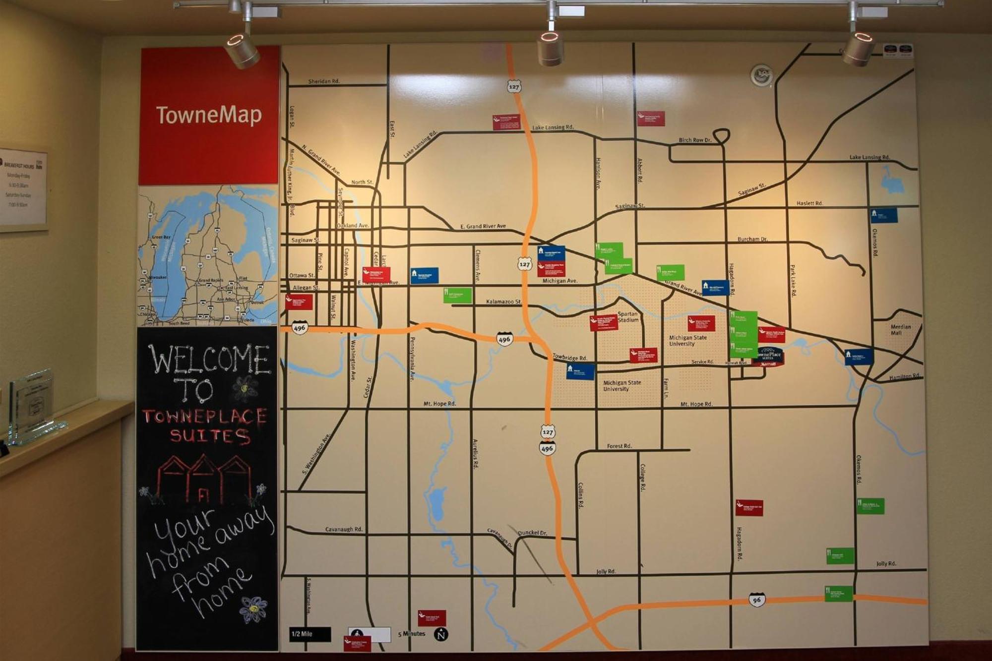 Towneplace Suites By Marriott East Lansing Bagian luar foto
